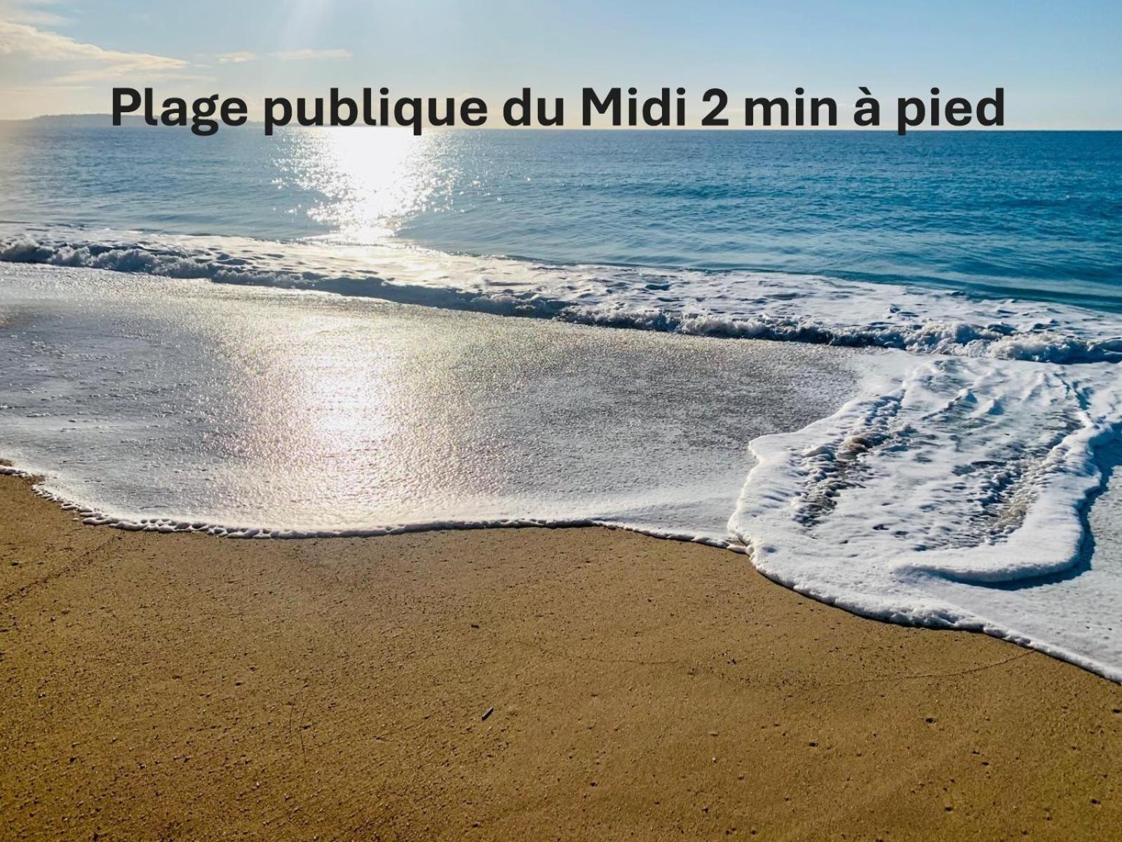 Studio Lumineux 200 M Des Plages A0B192 Cannes Exteriér fotografie